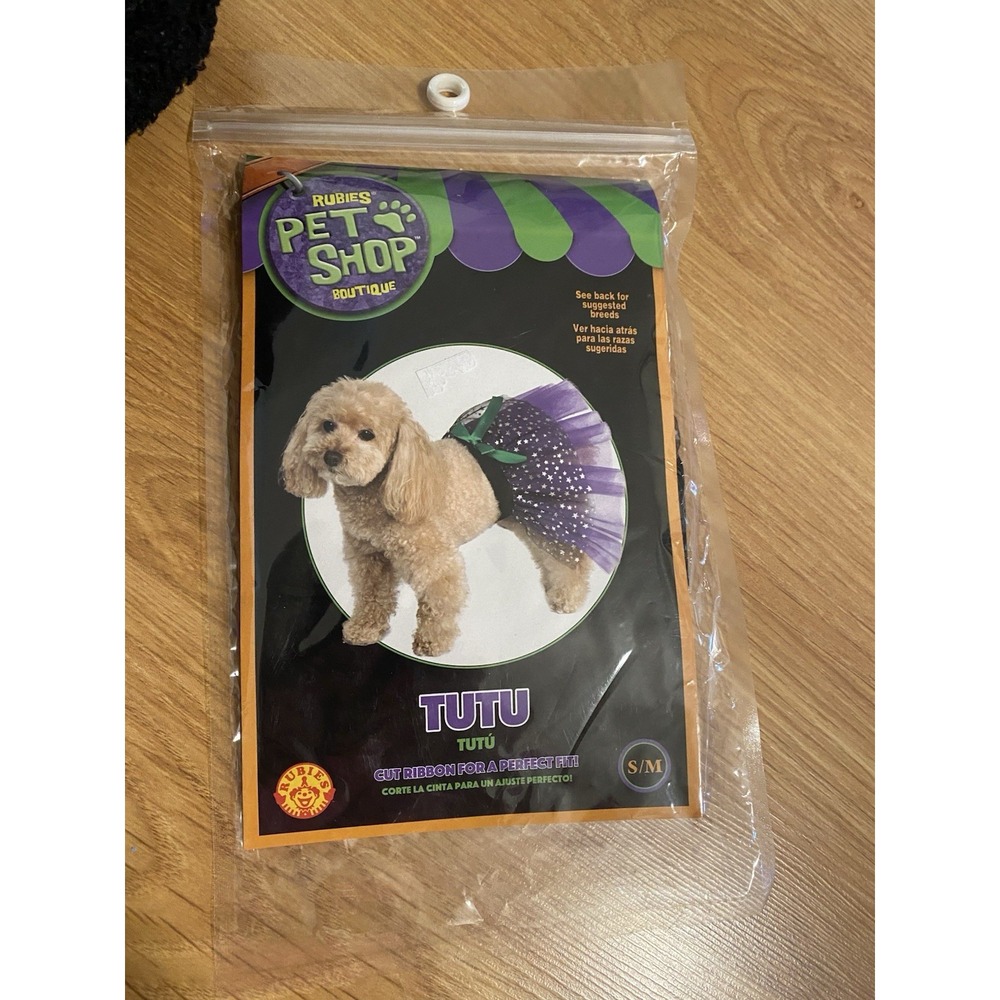 Brand New Rubies Brand Pet Shop Dog Halloween costume Tutu For‎ Dog S/M